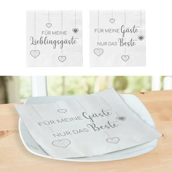 Popular guest towels, double pack, 20 pieces per pack