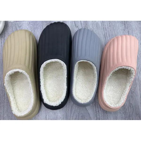 Bequeme Herren Winter-Slipper, 2er-Set, Gr&ouml;&szlig;en 42-45 - W&auml;rmendes Schuhwerk