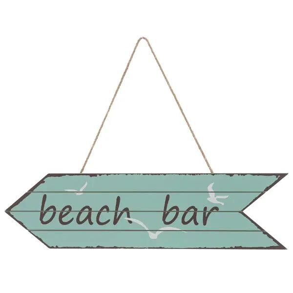 Bild Pfeil 'Beach Bar', 40 cm breit &ndash; K&uuml;sten-Dekoration | Nautischer Richtungsanzeiger