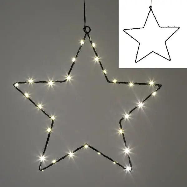 Black LED Star: 30LEDs, Approx. 30cmD - SEO-Optimized Listing for Enhanced Visibility