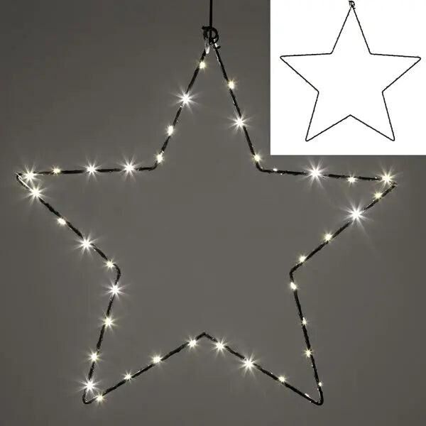 Black LED Star: 40LEDs, Approx. 40cmD - SEO-Optimized Listing for Enhanced Visibility