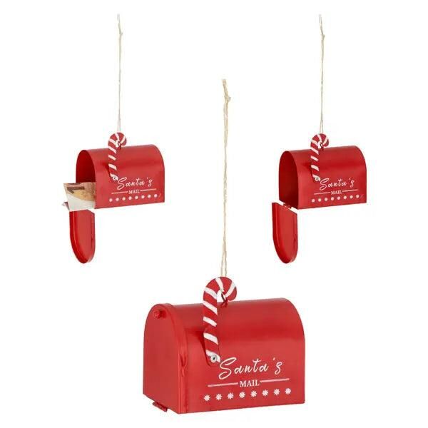 Briefkasten f&uuml;r Weihnachtspost, Festlicher Kartenhalter, 7 cm Hoch