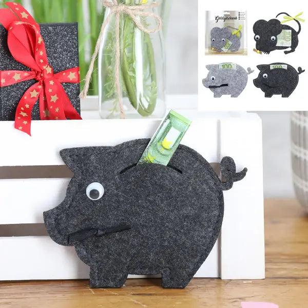 Cash Present, Felt Pouch, Set of 4