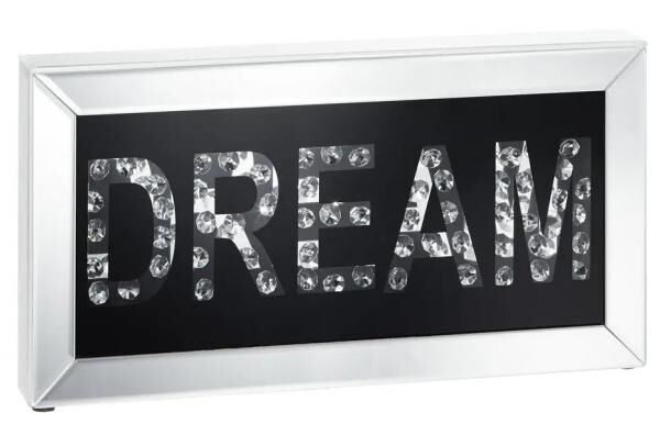 Deko Kristall Dream, 44x23 cm - Einzigartige und elegante Wohnraum-Dekoration