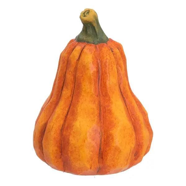 Deko-K&uuml;rbis, Design 2, mittelgro&szlig;, ca. 12x16cm, Herbst- und Halloween-Deko