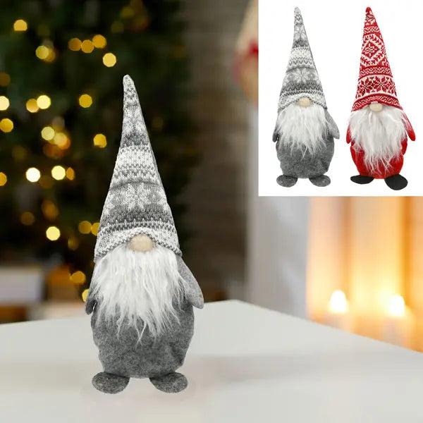 Deko-Wichtel-Doppelpack, Gartenfiguren, ca. 33 cm H&ouml;he - Ideal f&uuml;r Au&szlig;en & Innen