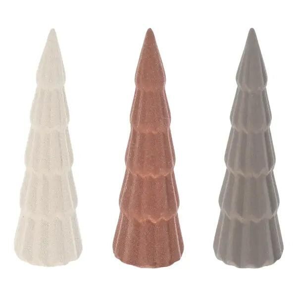 Dreieckiger Sand-Weihnachtsbaum, ca. 14cm H&ouml;he - Festliche Deko f&uuml;r Tische & Regale