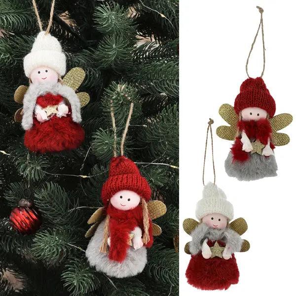 Engel-Anh&auml;nger, 2er-Set, ca. 11cm Hoch - Zarte Schmuckst&uuml;cke f&uuml;r die Dekoration