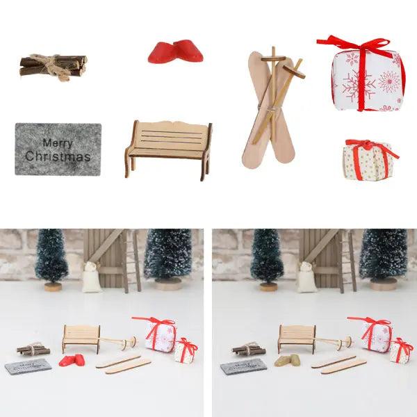 Erweiterungsset f&uuml;r Wichtelt&uuml;r, 7-teilig, Doppelpack - Magisches Portal Zubeh&ouml;r