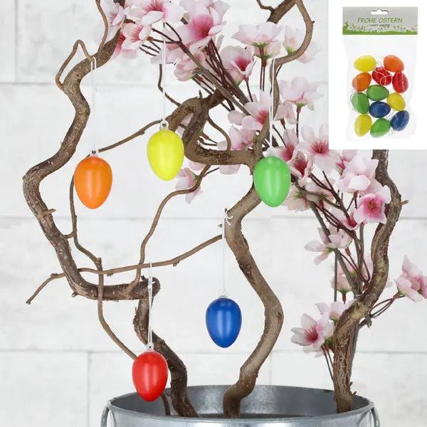 Farbenfrohes Osterei-Ensemble, 12 St&uuml;ck &ndash; Ideal f&uuml;r Osterfeiern