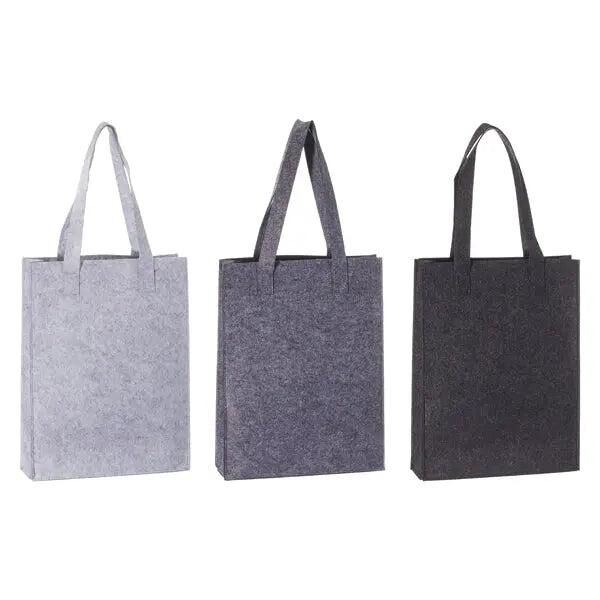 Filztasche mit Henkel, 3er Set, ca. 30cm x 40cm, Stilvoll & Umweltfreundlich