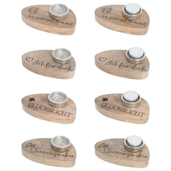 Fortunate Candle Holder, Set of 4, Approx. 15cmB - Illuminate Your Space with Lucky Tealight Holders