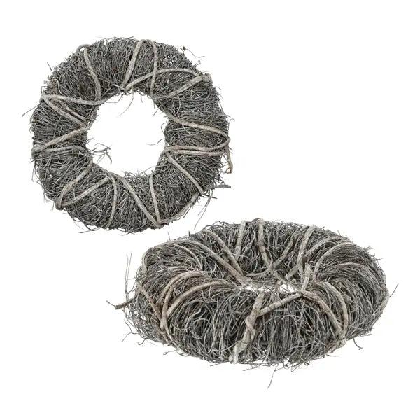 Geflochtener Weidenkranz, Naturkranz, ca. 30cm Durchmesser &ndash; Dekorativer T&uuml;r- und Wandkranz