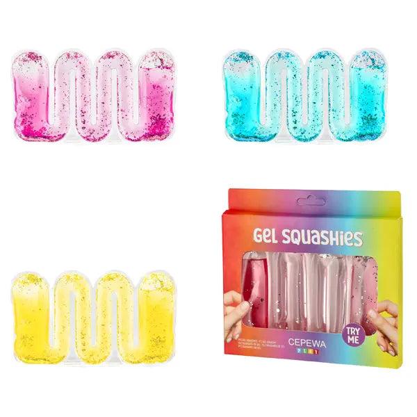 Gel-Quetschb&auml;lle, 3er Set - Weiche, dr&uuml;ckbare Entspannungshilfen