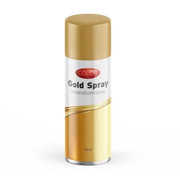 Goldenes Dekorationsspray f&uuml;r edles Finish, Metallischer Glanz, 250ml