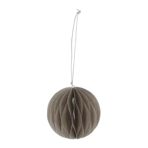 Graue Honeycomb Girlande Rund - 150cm Lange, Elegante Dekokette