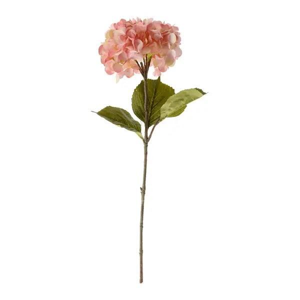 Gro&szlig;e Rosa Hortensie, 85cm Hoch - Lebendige Blumendekoration