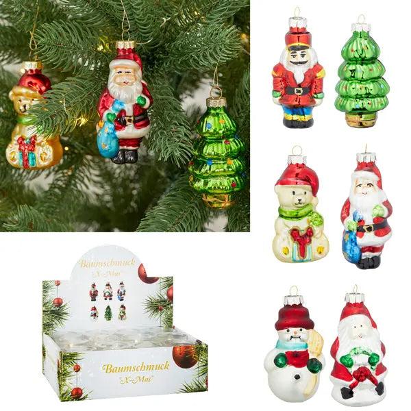 Gro&szlig;er Christbaumschmuck Xmas, 6er-Set, ca. 8,5 cm
