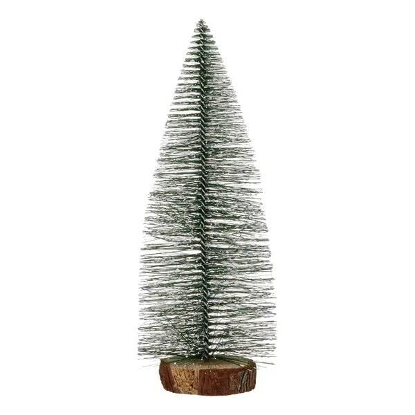 Gr&uuml;ner Tannenbaum, Holzst&auml;nder, ca. 25cmH - Festliche Tischdekoration f&uuml;r Weihnachten