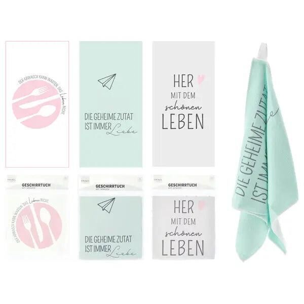 Hochsaugf&auml;higes Microfaser K&uuml;chentuch Set, 3er-Pack, 35x70cm