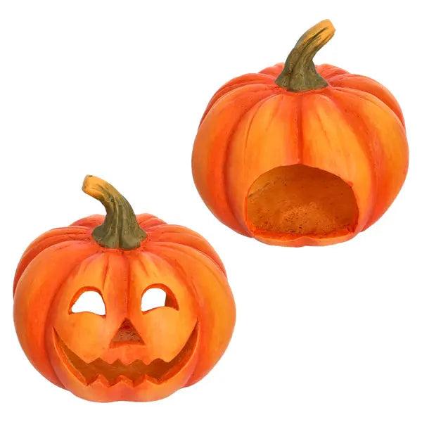 Kerzenhalter K&uuml;rbis, Muster 2, Gro&szlig;, ca. 23cmH