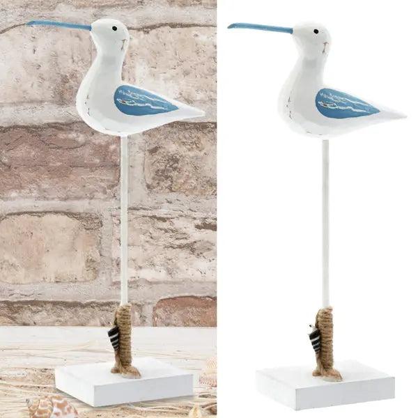 Kleine M&ouml;we auf Standfu&szlig; - ca. 29cm Hoch, Maritime Dekoration