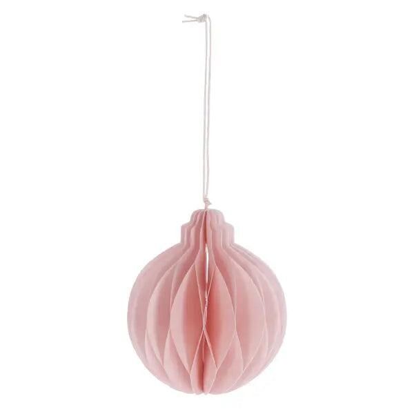 Kleine Rosa Honeycomb H&auml;ngekugel, Durchmesser 10cm