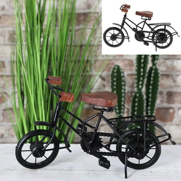 Kleines Fahrradmodell, Schwarz, Modernes Design, ca. 29x18cm