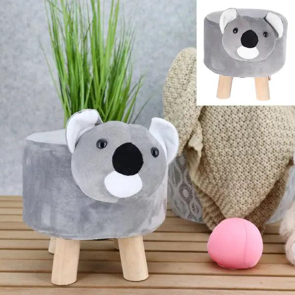 Koalahocker, 30cm Hoch, Kinderzimmer Tierhocker, Niedliche Koala Dekoration, Sitzhocker