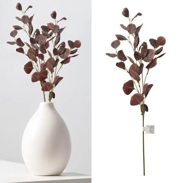 Kunstblume Eukalyptus Beere, 90 cm lang &ndash; Langlebige Kunstblume | Vielseitiger Deko-Zweig