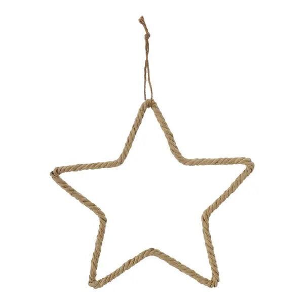 Mittelgro&szlig;er H&auml;ngestern, Naturdesign, &Ouml;ko-Freundlich, 28cm Durchmesser