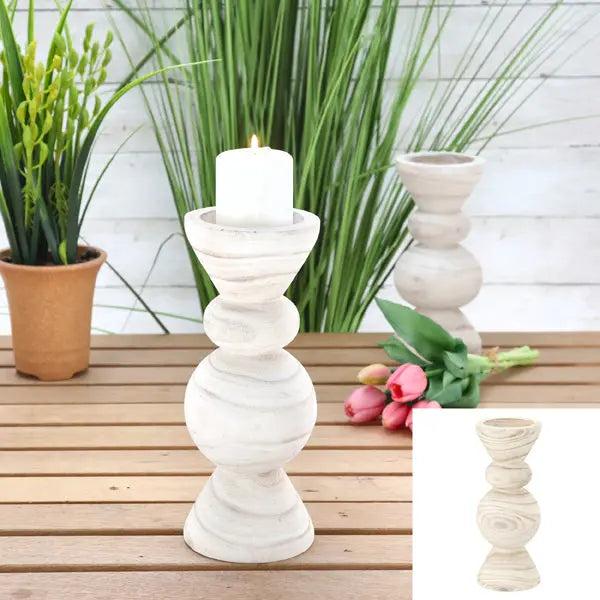 Mittelgro&szlig;er Kerzenhalter, Design 2, 26 cm Hoch - Elegantes Dekoelement