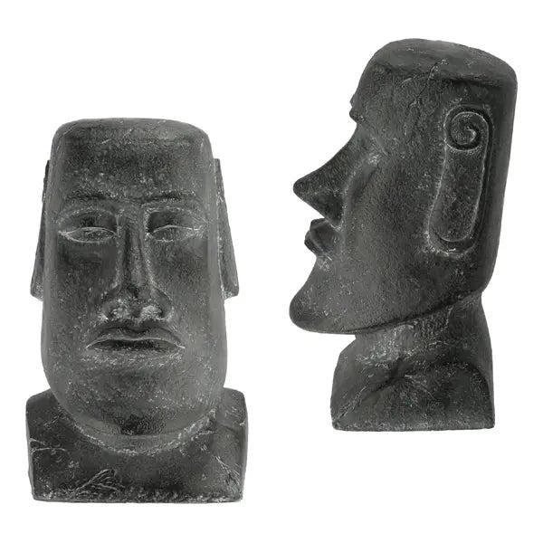 Moai Kopf Statue, Design 1, H&ouml;he 43 cm