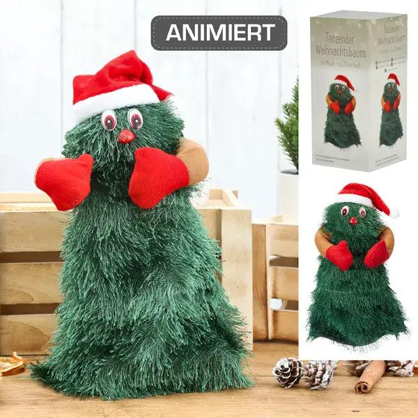 Musikalischer Tanz-Weihnachtsbaum - Gro&szlig;, ca. 27 cm, Festliche Dekoration mit Tanzfunktion