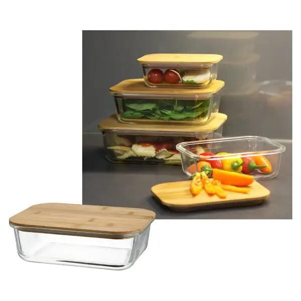 Nachhaltiger Vorratsbeh&auml;lter mit Bambusdeckel, 1,2 Liter Fassungsverm&ouml;gen