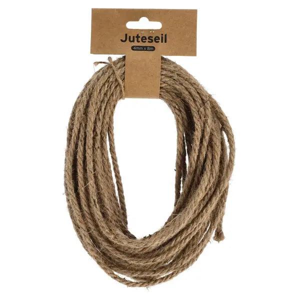 Naturfaser Schnur, 4mm Durchmesser, 12m L&auml;nge