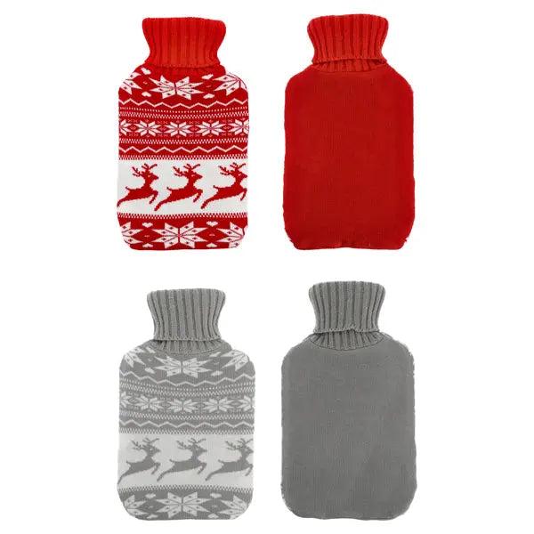 Nordisches W&auml;rmflaschen-Set, 2 St&uuml;ck, je ca. 2 Liter