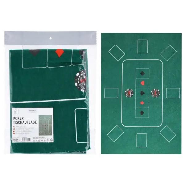 Poker table mat 60x90cm - Robust & stylish card playing mat
