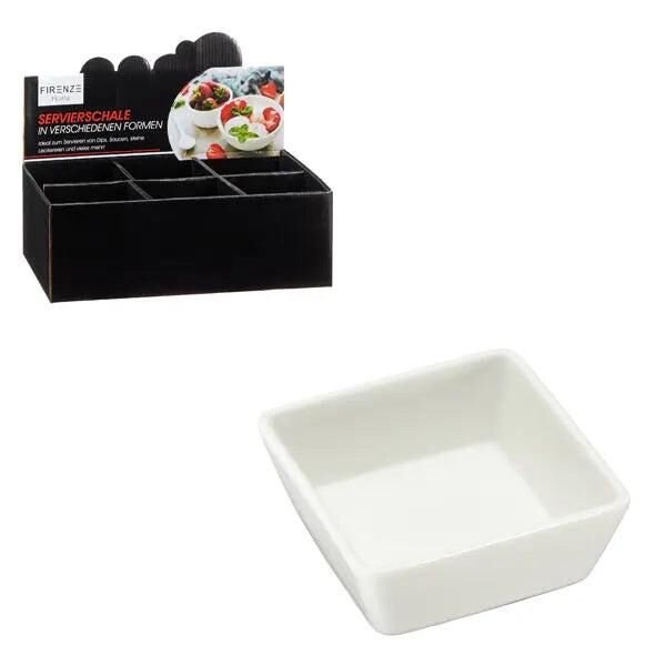 Quadratische Servierschale, Kompakt 9 cm