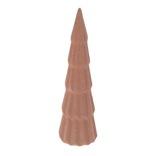 Roter Sand-Weihnachtsbaum, ca. 22cm H&ouml;he - Festliche Deko f&uuml;r Tische & Regale