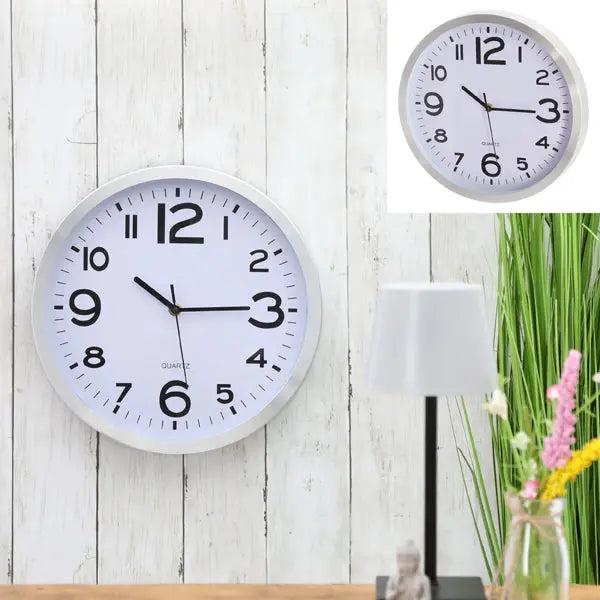 Stilvolle Runduhr f&uuml;r die Wand, Modernes Design, 30 cm Durchmesser