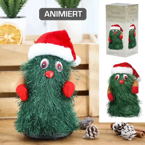 Tanzender Musikalischer Weihnachtsbaum, Klein, 17 cm - Festliche Dekoration