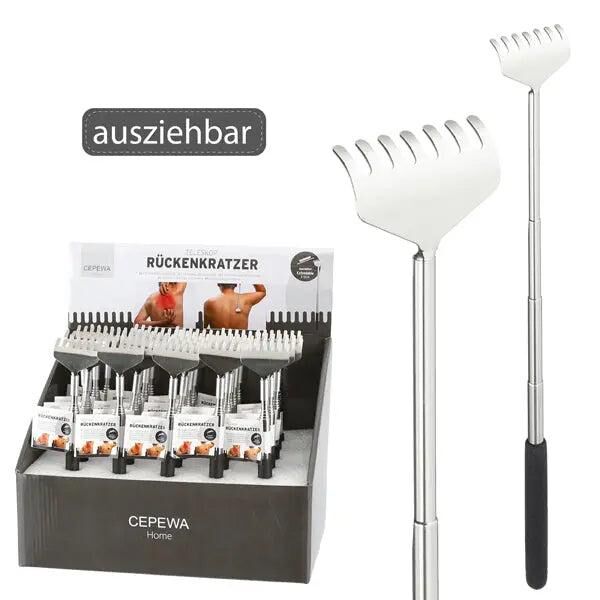 Teleskop R&uuml;ckenkratzer, ausziehbar bis 50cm &ndash; Praktisches Komfortwerkzeug