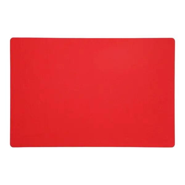 Tischset Filz rot, ca. 45x30 cm &ndash; Moderne Tischmatte | Strapazierf&auml;hige Filz-Tischdeko