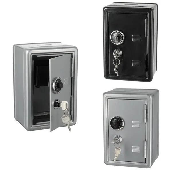 Tresor-Spardose, 2er-Set, ca. 12x18 cm &ndash; Sicheres Sparen