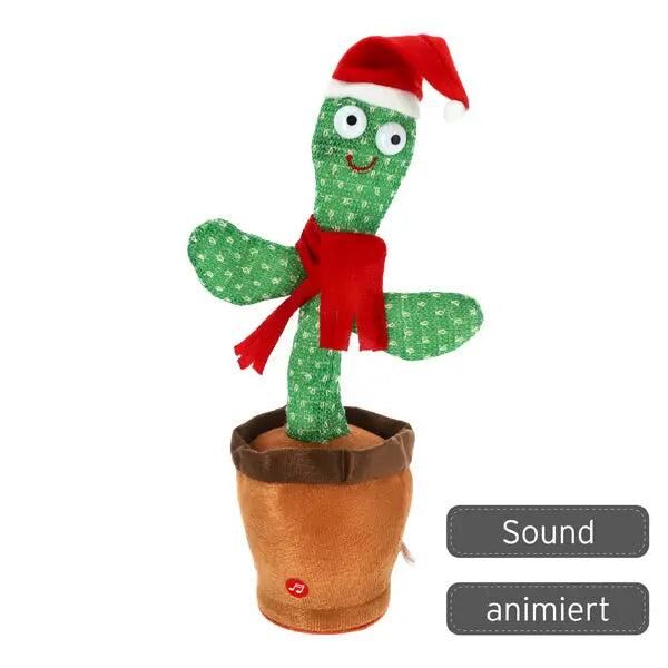 Weihnachtlicher Kaktus, singend und tanzend, ca. 30 cm hoch