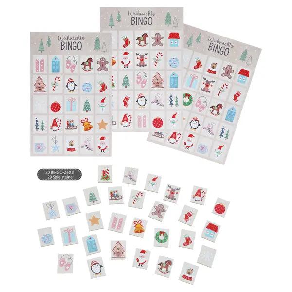 Weihnachts-Bingospiel, 50-teiliges Komplettset