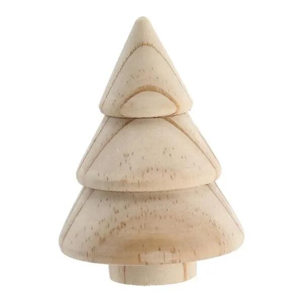 Weihnachtsbaum aus Holz, Gr&ouml;&szlig;e M &ndash; Rustikale Weihnachtsdeko | Nat&uuml;rlicher Holzbaum