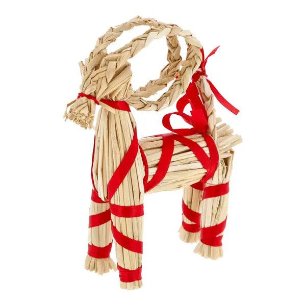 Weihnachtsbock, Stroh, M, ca. 20cmH