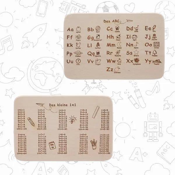 ADVERTISEMENT Back to school breakfast boards - Set of 2 - Durable, child-friendly designs